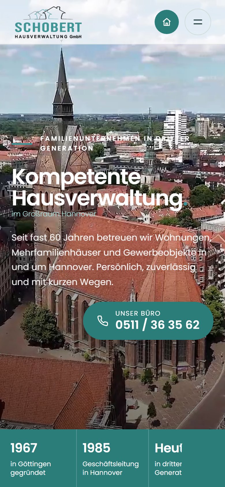 hv-schobert.de auf dem Handy